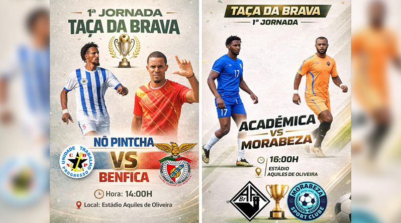 Futebol/Brava: Benfica defronta Nô Pintcha na abertura da Taça da Brava 2025/26