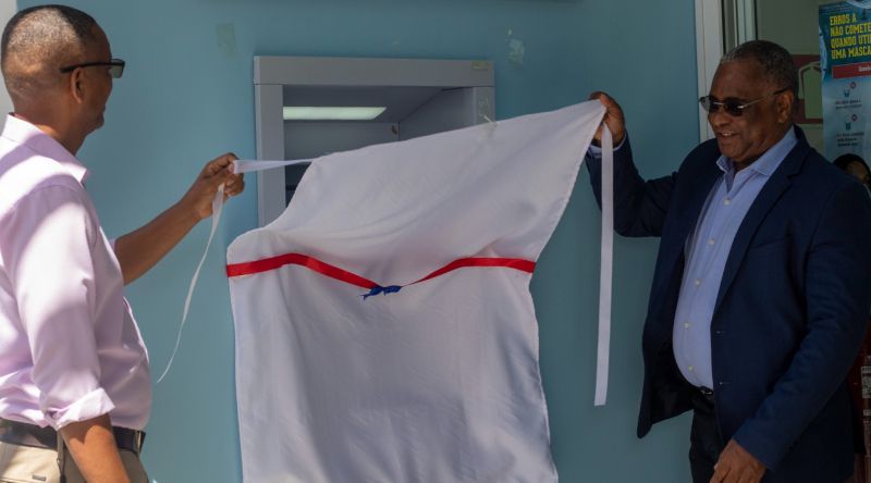 Porto Novo: Ribeira das Patas já dispõe de primeira caixa ATM para satisfação da população local