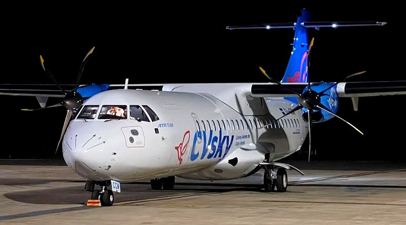 Novo ATR72-600 aterrou no Aeroporto Internacional Nelson Mandela