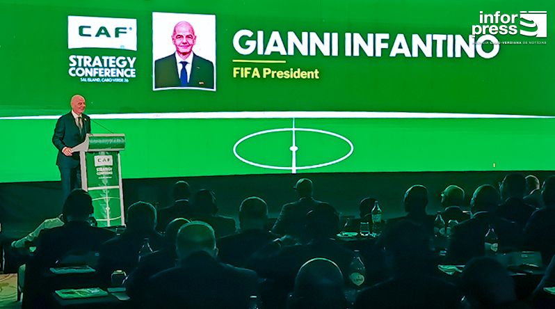 Gianni Infantino elogia "paixão e resiliência" de Cabo Verde e destaca evolução do futebol africano