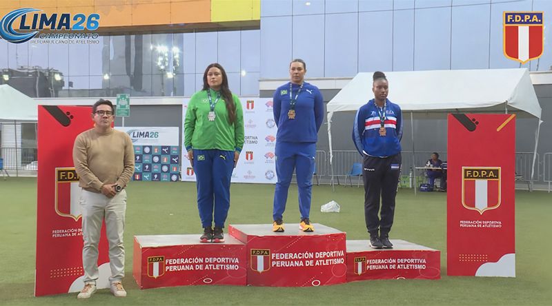 Atletismo: Arianne Morais conquista bronze no Ibero-Americano de Lima
