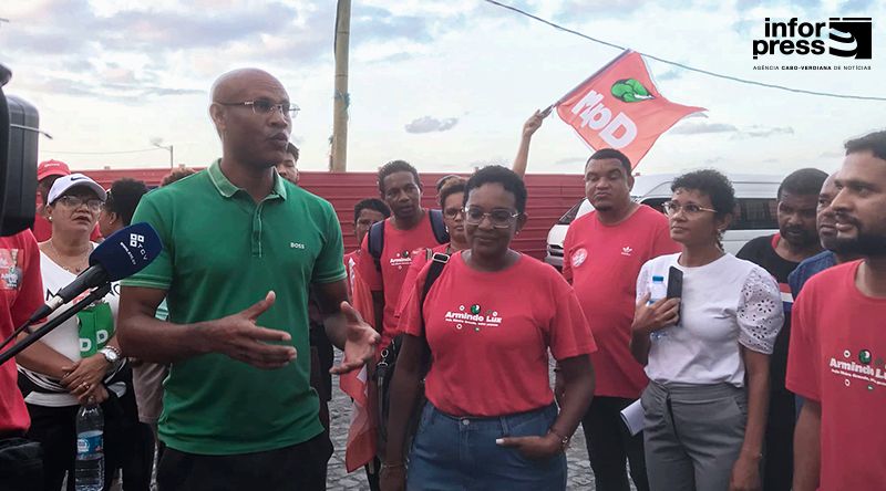 Autárquicas 2024/Ribeira Grande: Armindo Luz promete investimentos no desporto, infra-estruturas e segurança durante visita à Tarrafal