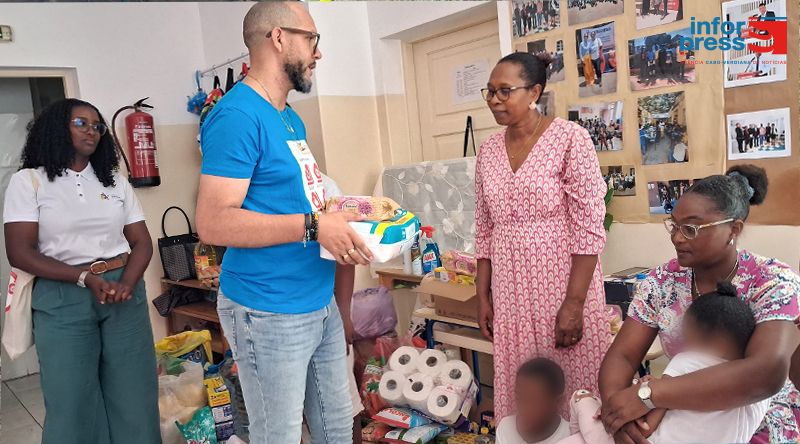 Assomada: Projeto Zé Luís Solidário Apoia Associação Acreditar
