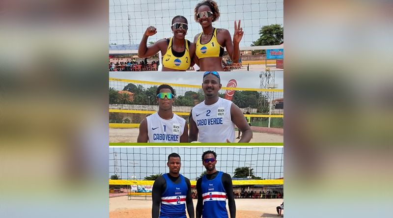 Cabo Verde soma vitórias na abertura da qualificação para o CAN de Voleibol de Praia 2026 na Guiné-Bissau