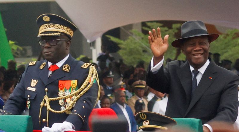 Oposição da Costa do Marfim manifesta-se contra quarto mandato de PR Ouattara
