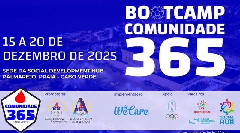 Bootcamp Comunidade365 chega à Praia para capacitar líderes e reforçar impacto social através do desporto
