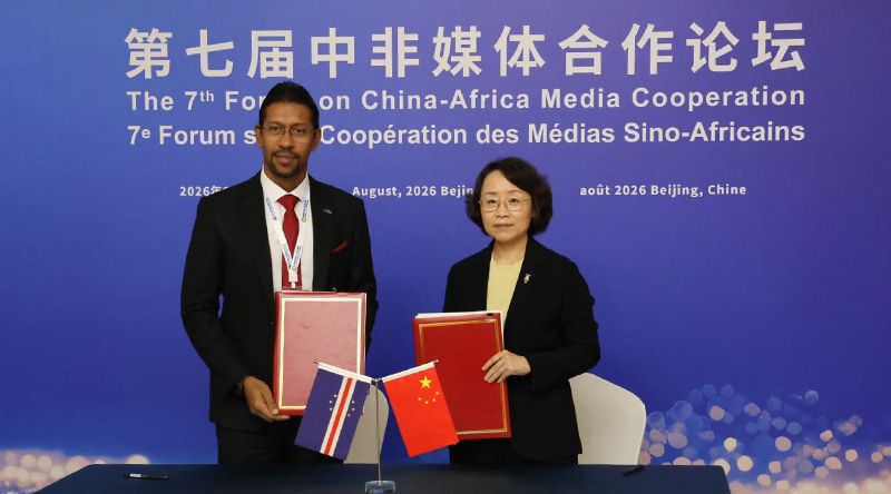 Cabo Verde e China assinam acordo para reforçar cooperação na comunicação social