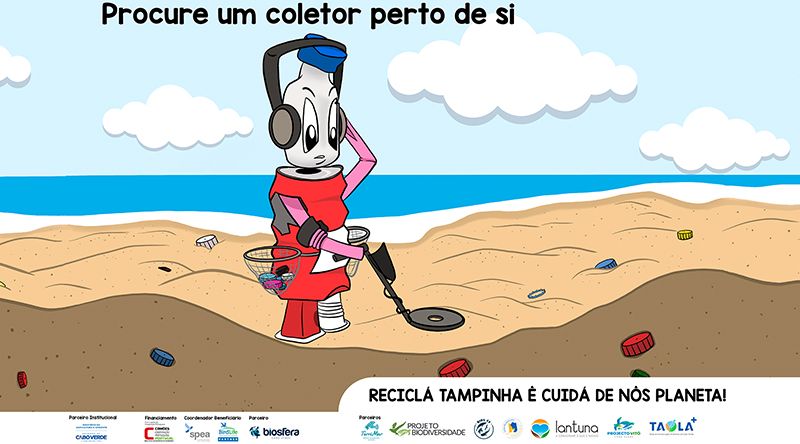Campanha ambiental recolhe mais de 100 mil tampinhas em seis meses