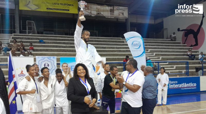 Associação de Karaté de São Vicente é a grande vencedora do campeonato Nacional com seis medalhas de ouro