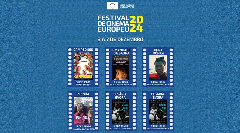 Cinema: São Vicente, Santiago e Maio recebem Festival de Cinema Europeu