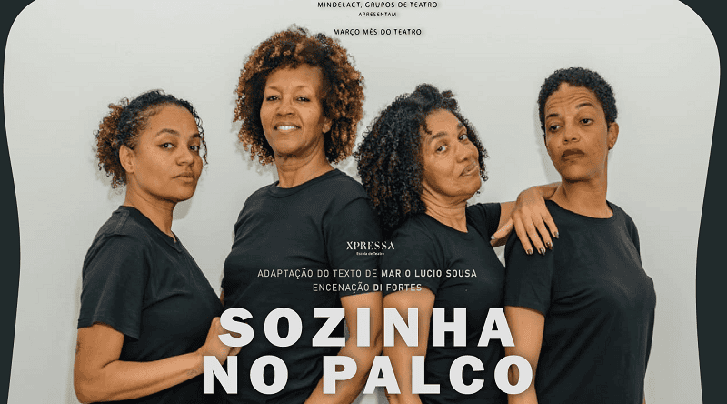 São Vicente: Xpressá leva ao palco da ex-ALAIM a peça “Sozinha no Palco”