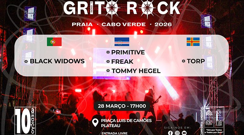 Grito Rock Praia anuncia bandas internacionais e prepara 10.ª edição “a todo o gás”