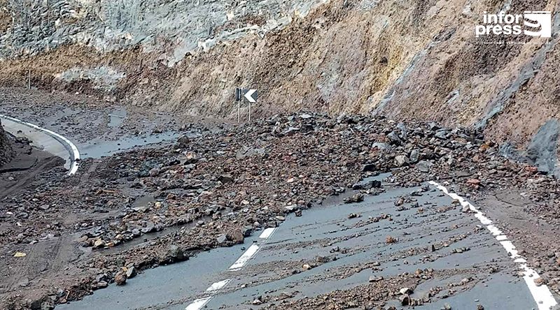 Santo Antão: Chuva provoca cortes em estradas da Ribeira Grande e na via Porto Novo–Janela