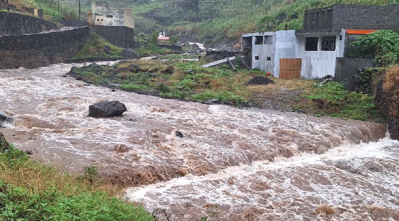 São Nicolau: Chuva intensa provoca danos nas zonas de Ribeira Prata e Fragata no município do Tarrafal