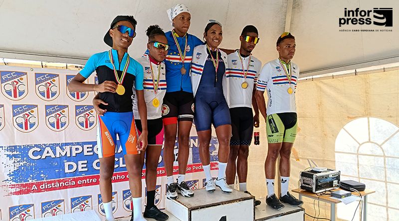 Ciclismo: Atletas de várias regiões sobem ao pódio no segundo dia do campeonato nacional de estrada no Sal