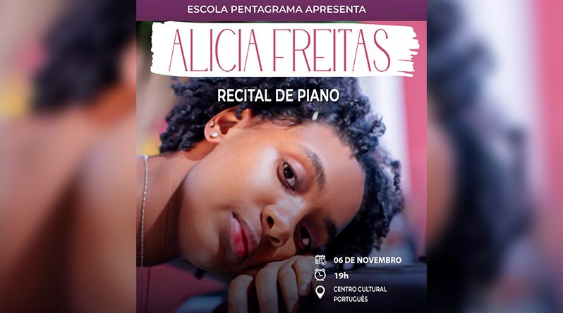 Praia: Escola Pentagrama apresenta concerto de Alícia Freitas no ciclo “Notas de infância, acordes e palcos de futuro”