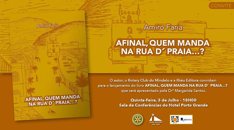 Amiro Faria retrata em livro vivências da Rua d’Praia na ilha de São Vicente