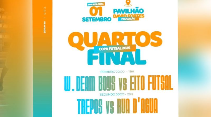 Ribeira Grande/Copa de Futsal: Equipas do Paul abrem os quartos final
