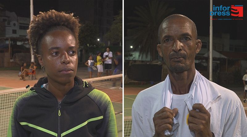 São Vicente: Sandro Gomes e Eliane Fernandes vencem regional de ténis