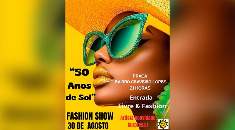 Produtora cultural celebra 50 anos com desfile inclusivo na Praia