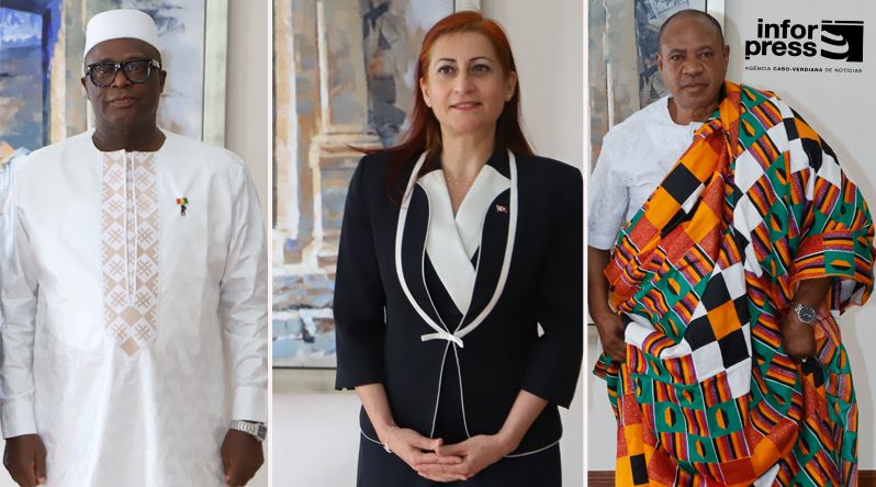 Embaixadores da Guiné, Turquia e Gana defendem reforço da cooperação com Cabo Verde 