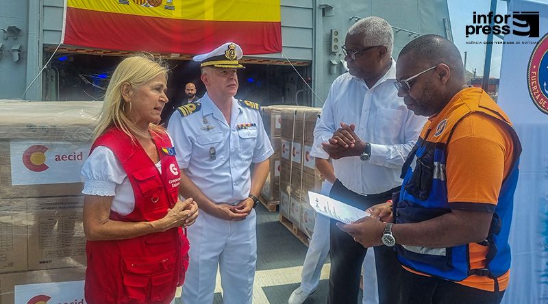 Reino da Espanha promete ajudar São Vicente a reerguer-se com doacção de sete toneladas de materiais