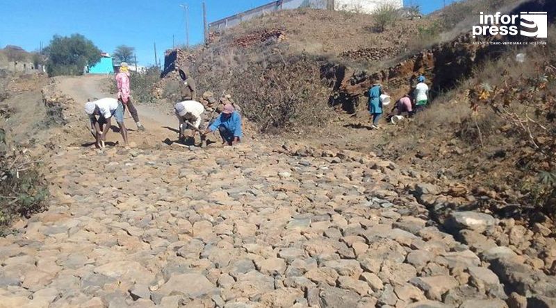 Porto Novo/Planalto Norte: Estrada Aldeia-Chã de Cruz recebe trabalhos de recuperação