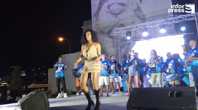 São Vicente: Estrela do Mar apresenta rainha de bateria e critica LIGOC-SV por alegada falta de ajuda aos grupos