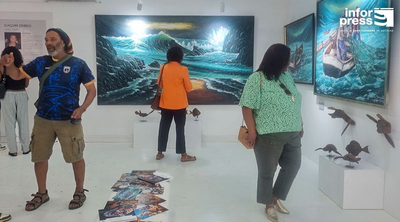 São Vicente: Nova galeria de arte inaugurada em Pont d´Água com 16 obras de Joaquim Semedo