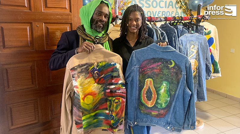 Portugal: Cabo-verdianos transformam roupas em segunda mão em peças únicas pintadas à mão