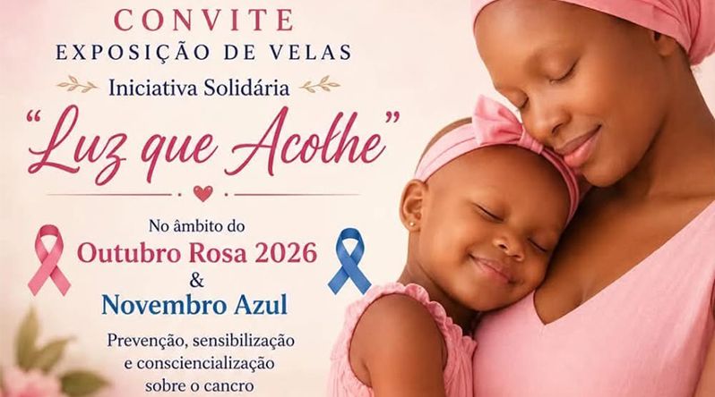 Outubro Rosa: Exposição solidária de velas leva mensagem de esperança e sensibilização sobre o cancro