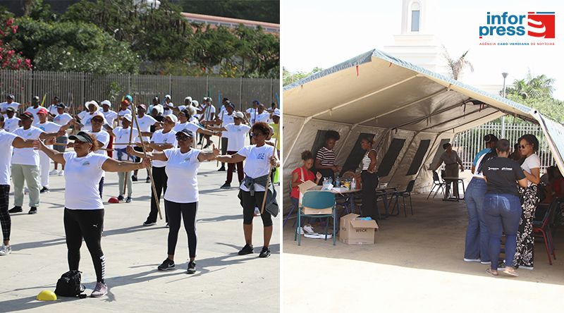 Organizações da sociedade civil promove feira de saúde no Largo Amílcar Cabral (c/áudio)