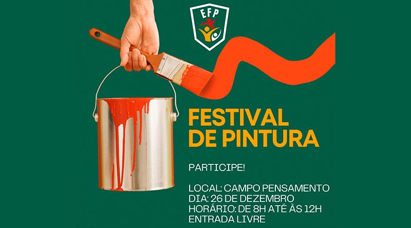 Crianças do bairro de Pensamento agraciadas com “Festival de Pintura”