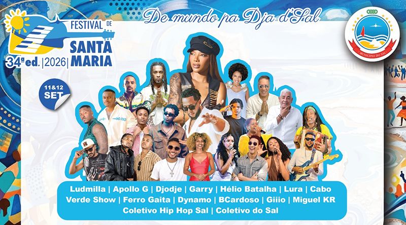 Ilha do Sal: 34.ª edição do Festival de Santa Maria terá entrada livre e aposta no ambiente e na solidariedade