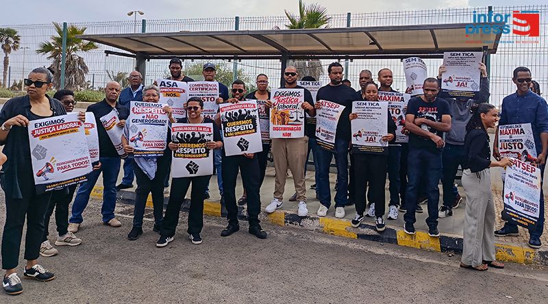 Ilha do Sal: Trabalhadores da ASA iniciam greve de 72 horas com adesão total 