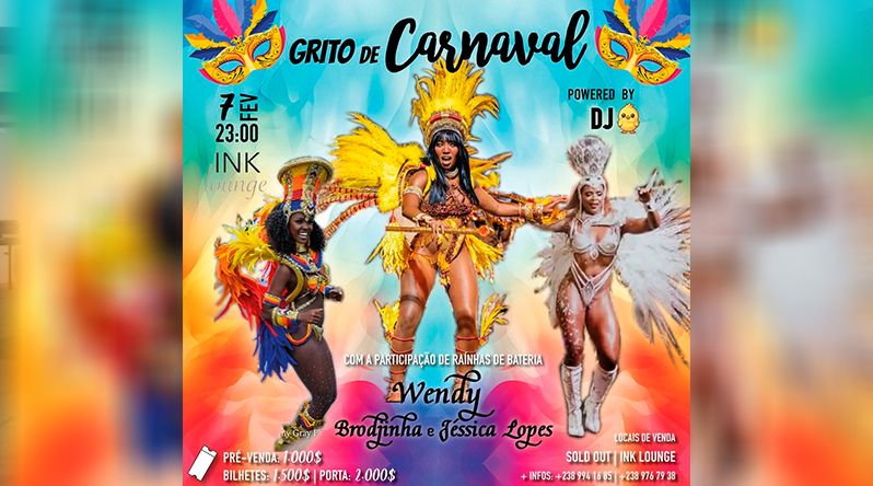 Grito de Carnaval’ traz espírito do Carnaval de São Vicente à Praia com presença de rainhas de bateria