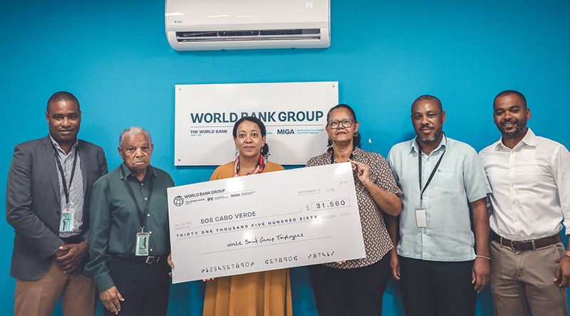 Funcionários do Grupo Banco Mundial doam mais de 31 mil dólares às Aldeias SOS para ajudar na reconstrução de São Vicente