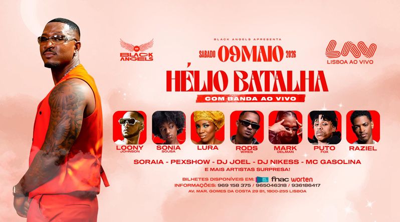 Portugal: Rapper Hélio Batalha apresenta novo álbum “Testamentu” este sábado em Lisboa