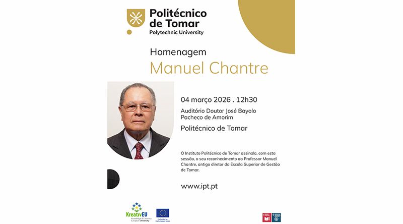 Portugal: Politécnico de Tomar homenageia cabo-verdiano Manuel Chantre na conferência internacional sobre migrações
