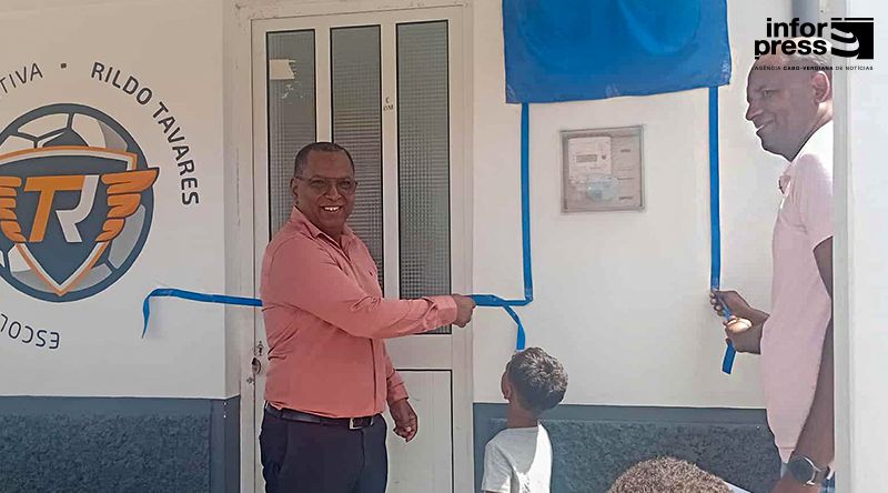 Santo Antão: Escola de Iniciação Desportiva Rildo Tavares inaugura centro multiusos na cidade do Porto Novo 