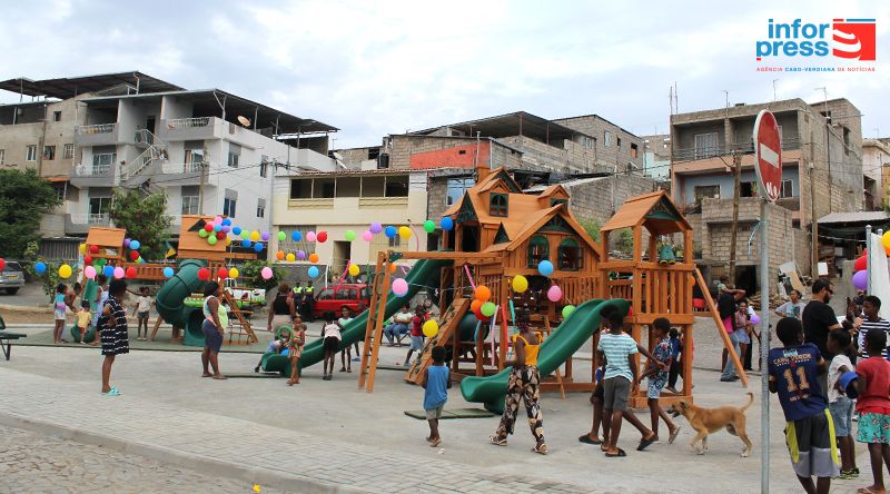 CMP e Caboverdeans United inauguram parque infantil em Fundo Cobom