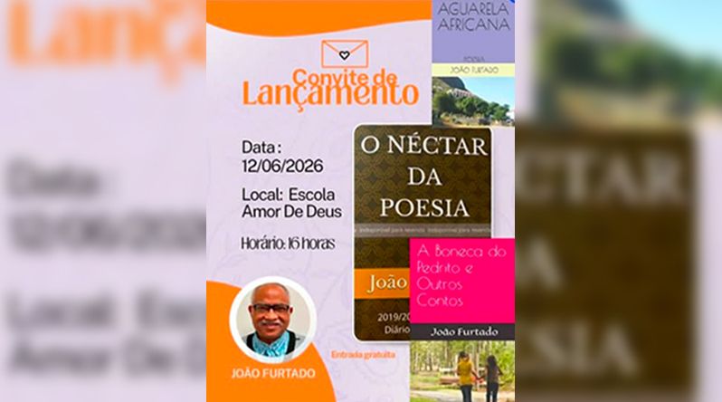 Escritor João Furtado lança três obras e convida leitores a explorar novos horizontes da poesia e da narrativa