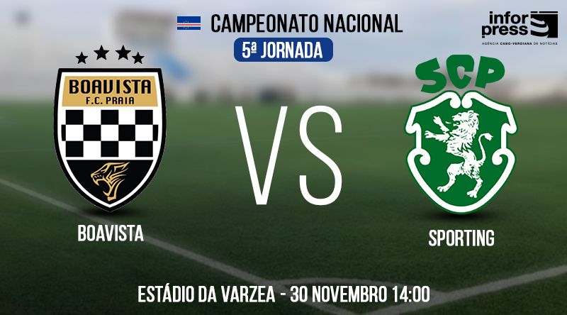 Futebol/Santiago Sul: Jogo Boavista - Sporting é destaque da 5.ª jornada do campeonato regional 