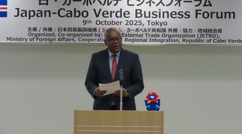 Ministro do Mar destaca ambição de Cabo Verde e apela a maior investimento japonês em sectores estratégicos