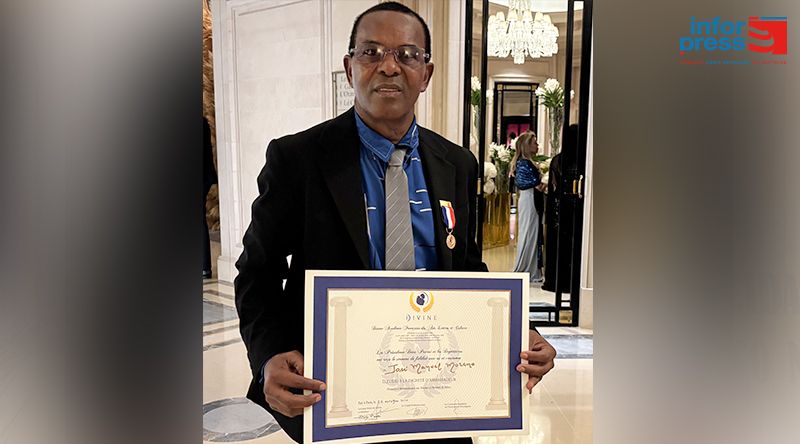 Escritor José Manuel Moreno dedica distinção da Academia Francesa à cultura e às mulheres cabo-verdianas