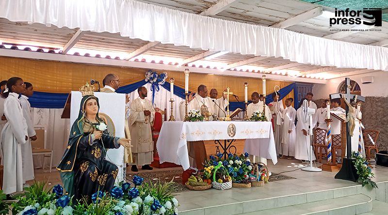 Ilha do Sal: Dom Ildo Fortes apela à gratidão, renovação e missão no jubileu da paróquia de Nossa Senhora das Dores