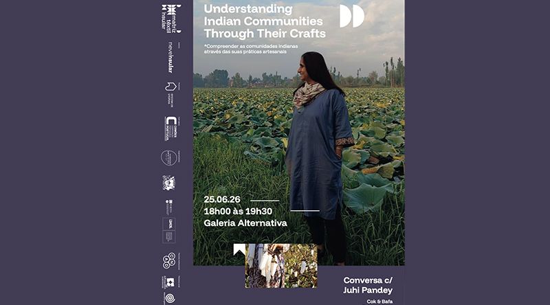 São Vicente: Galeria Alternativa acolhe conversa sobre comunidades indianas e o artesanato com especialista Juhi Pandey