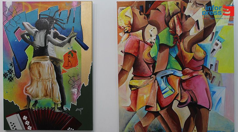 Exposição artística marca programação do Festival Kontornu que decorre em Santiago 
