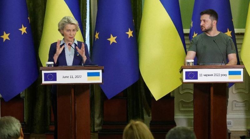 Zelensky e von der Leyen saúdam nova etapa na adesão da Ucrânia à UE