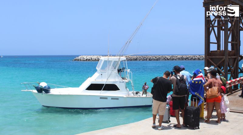 Maio: Grupo de visitantes freta embarcação privada para sair da ilha (c/áudio)